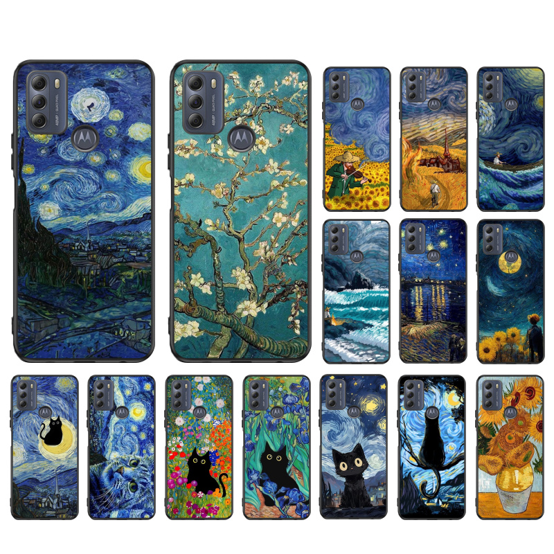 Phone Cases Jjk - جراب هاتف مع فان جوخ عباد