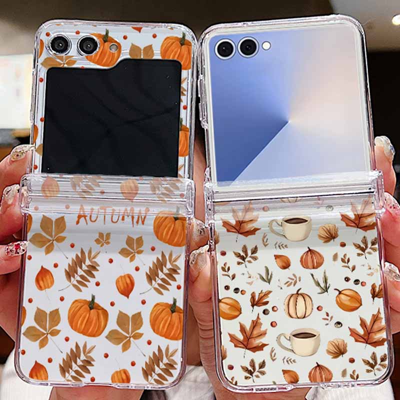 Phone Cases Clear - الخريف مابل ليف نمط قضية الهاتف