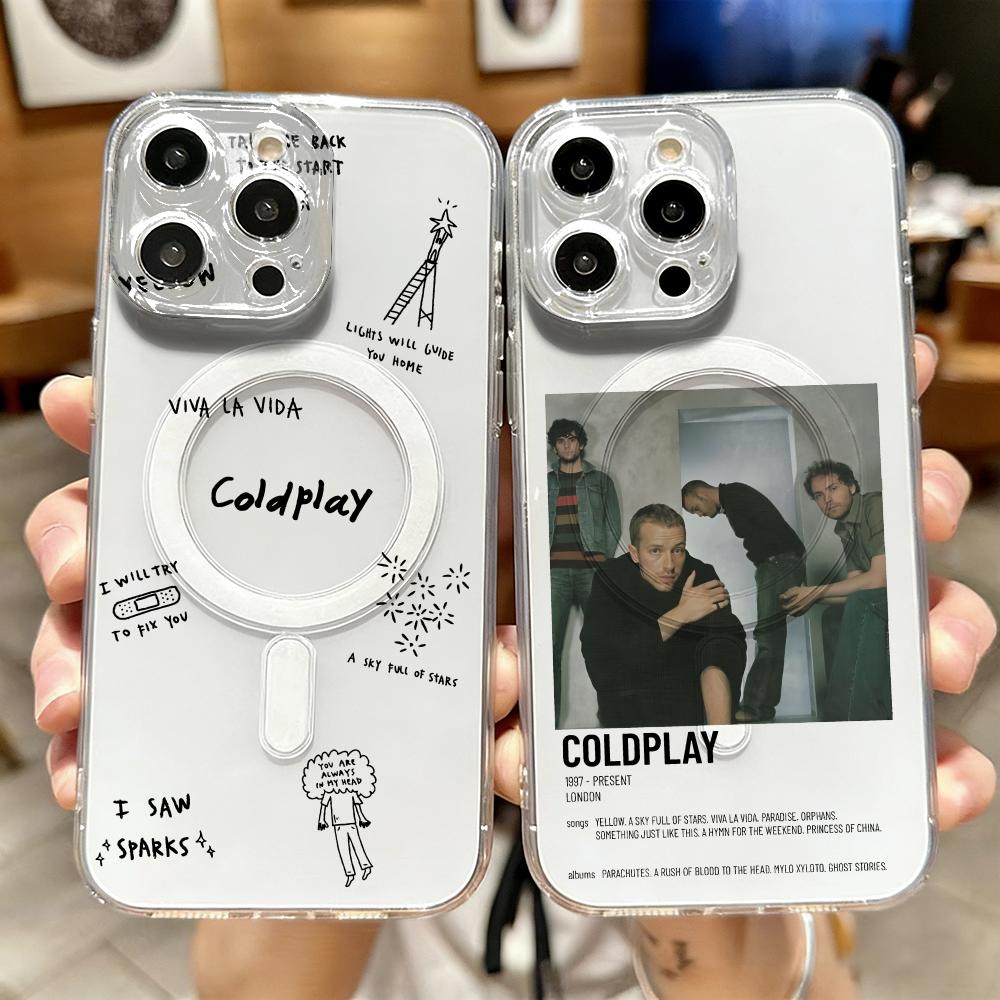 Phone Cases Transparent - جراب هاتف C-Coldplay Rapper Cool جديد