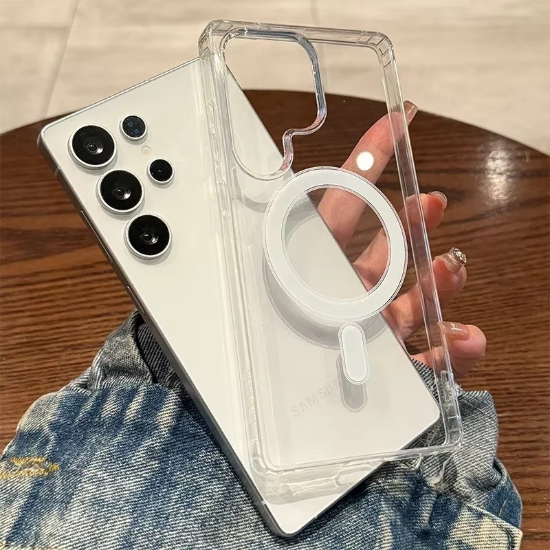 Clear Magsafe Case - غطاء شفاف نحيف من الأكريليك متوافق