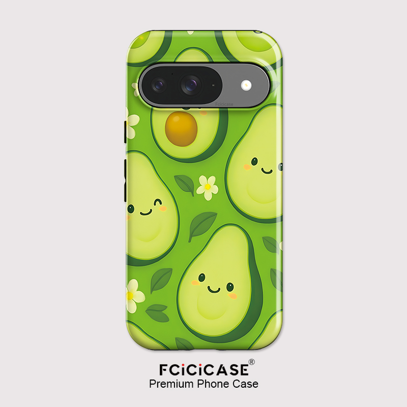 Phone Cases Google Pixel 10 Pro - جراب هاتف Fcicicase بتصميم زهرة الأفوكادو