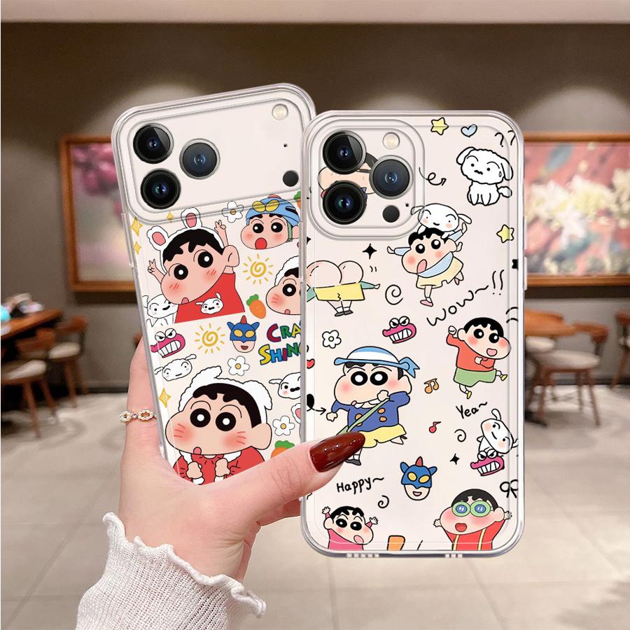 Phone Cases Iphone 13 - جراب هاتف ناعم بتصميم كرايون شين