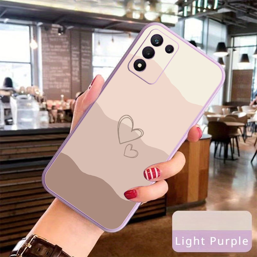 Phone Cases For Samsung S21 5G - غطاء هاتف سيليكون مطلي على شكل
