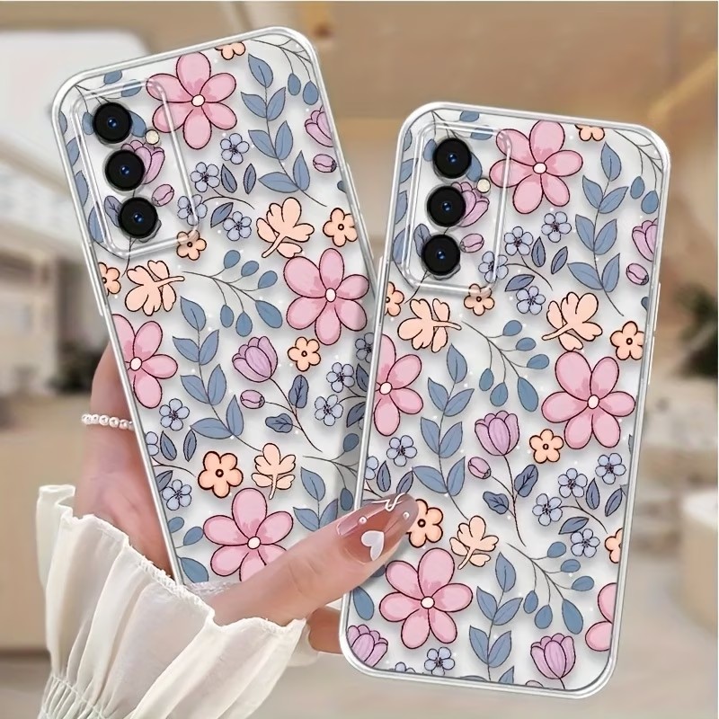 Phone Cases Galaxy S23 - غطاء هاتف شفاف مضاد للانزلاق لسامسونج