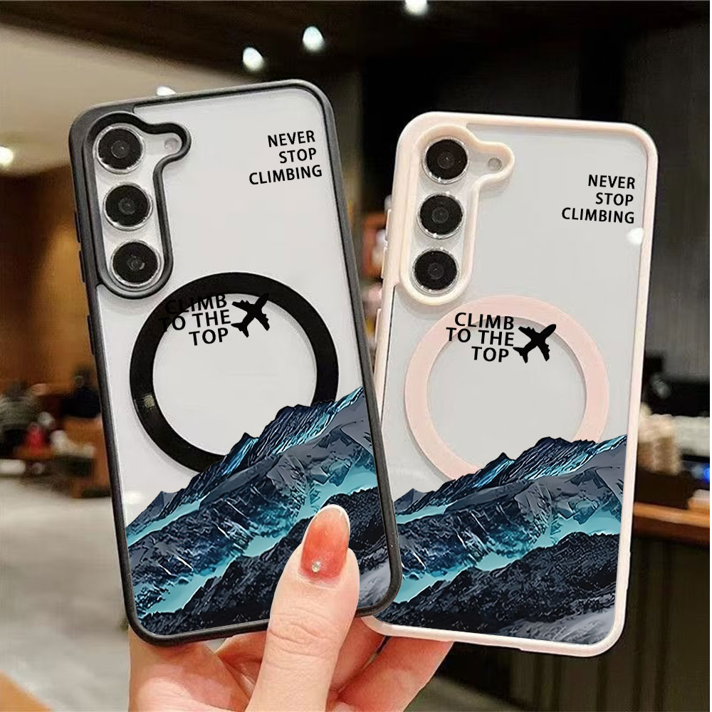 Phone Cases Quotes - غطاء هاتف مغناطيسي للشحن اللاسلكي مع