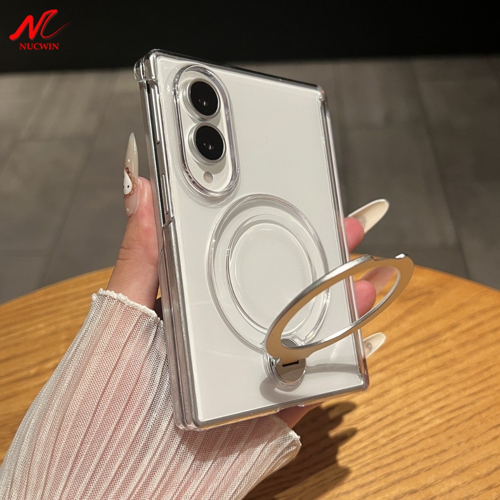Clear Magsafe Case - غطاء واسع شفاف لسامسونج Z Fold