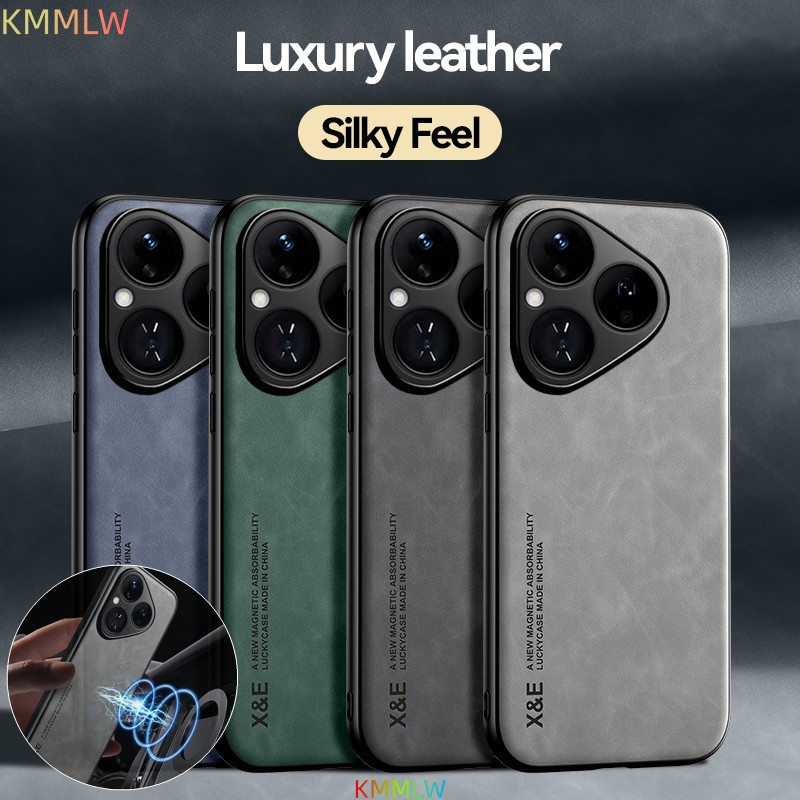 Huawei Pura 70 - حافظة جلدية فاخرة لهواتف هواوي بيورا