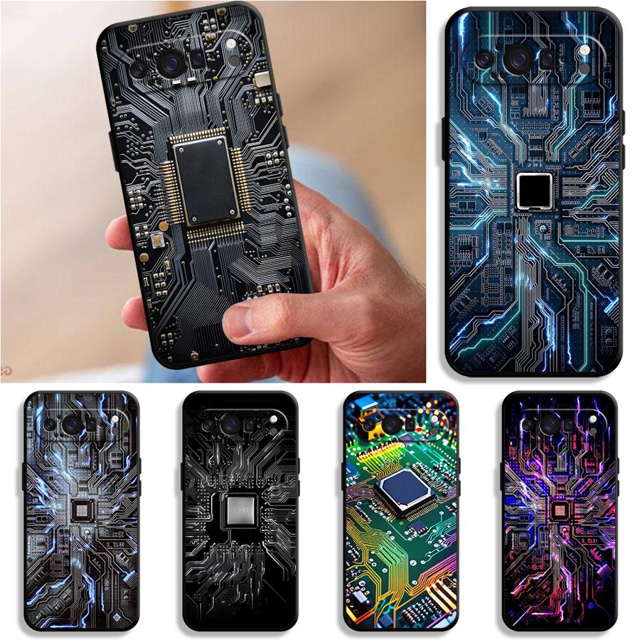 Phone Cases Google Pixel 10 Pro - غطاء هاتف بتصميم لوحة دوائر كهربائية