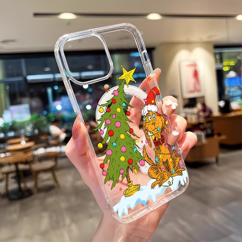 Clear Magsafe Case - غطاء هاتف شفاف بتصميم جراءة كلب