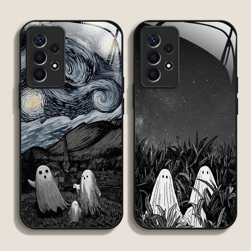 مضحك شبح مجردة الفن نمط الزجاج - مراجعة Phone Cases For Samsung S21 5G وسعره