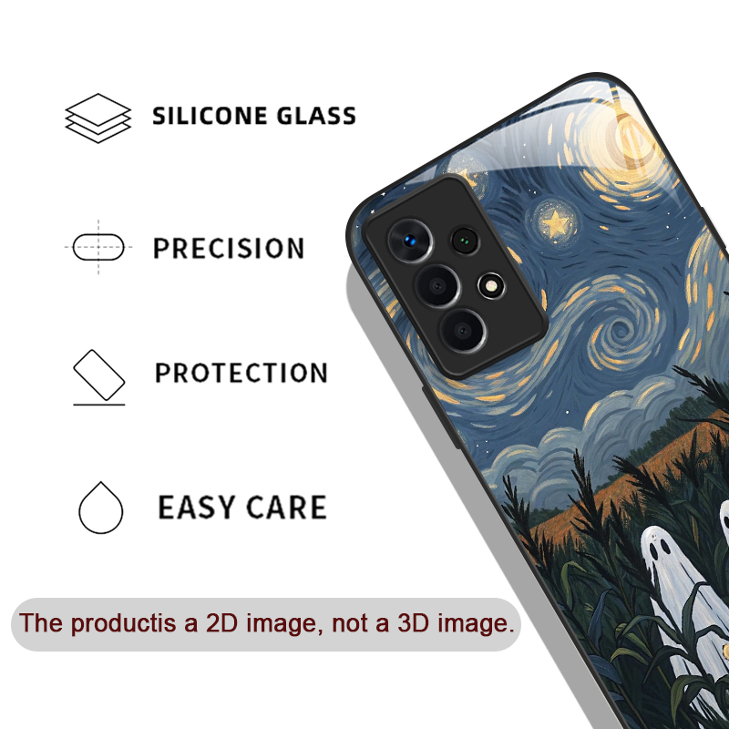 مضحك شبح مجردة الفن نمط الزجاج - مراجعة Phone Cases For Samsung S21 5G وسعره