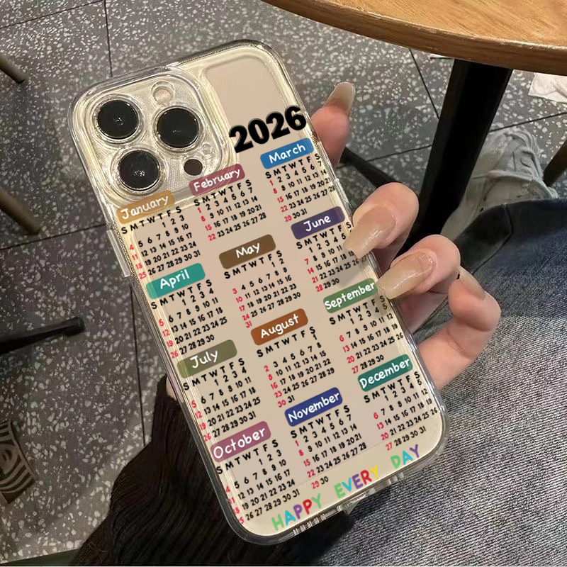 2026 التقويم أشعة الشمس اللوحة - مراجعة Phone Cases Transparent وسعره