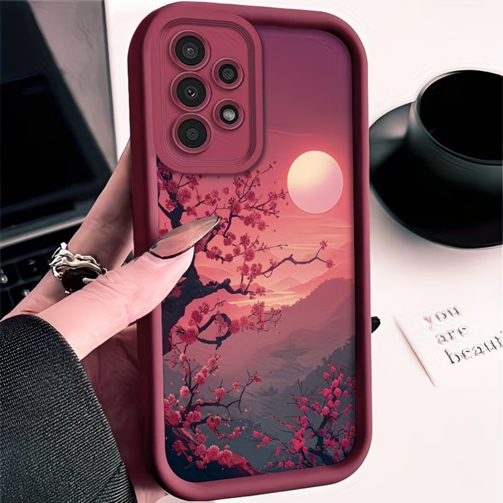غطاء هاتف أحمر مضاد للسقوط بتص - مراجعة Phone Cases For Samsung S21 5G وسعره