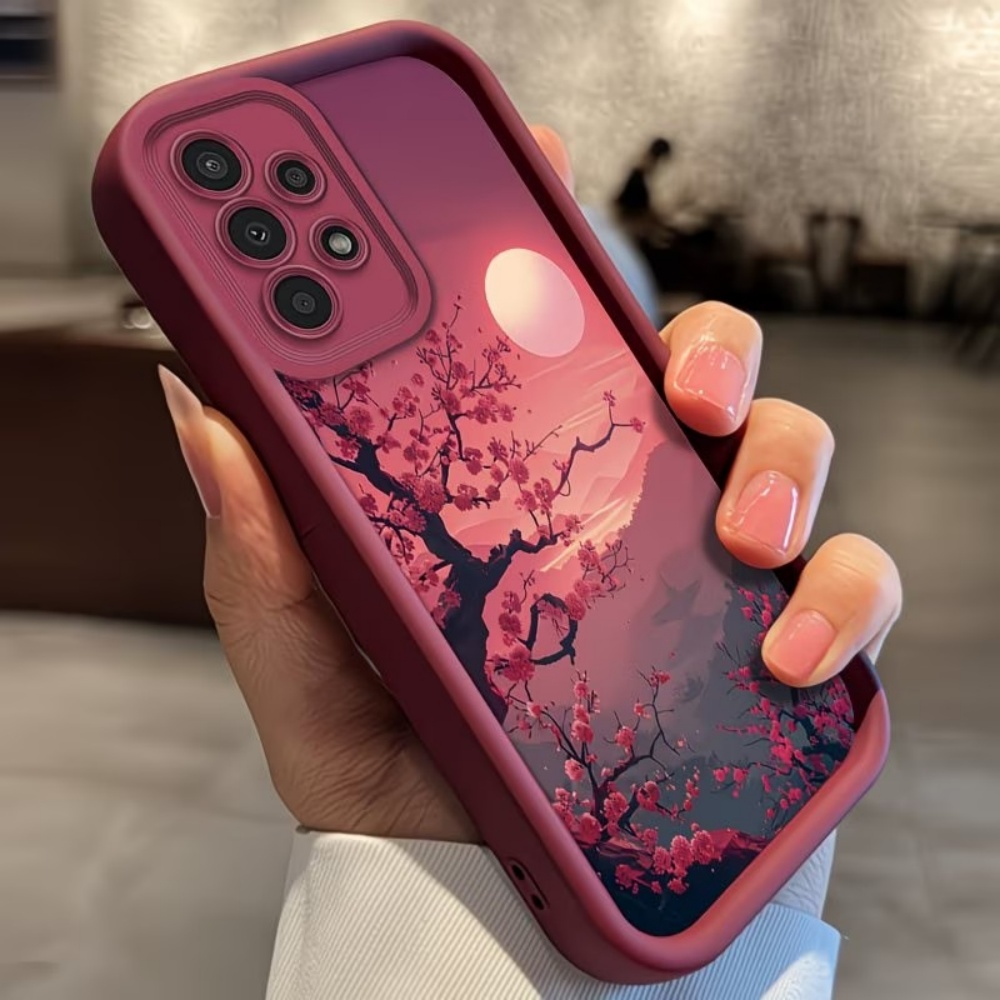 غطاء هاتف أحمر مضاد للسقوط بتص - مراجعة Phone Cases For Samsung S21 5G وسعره