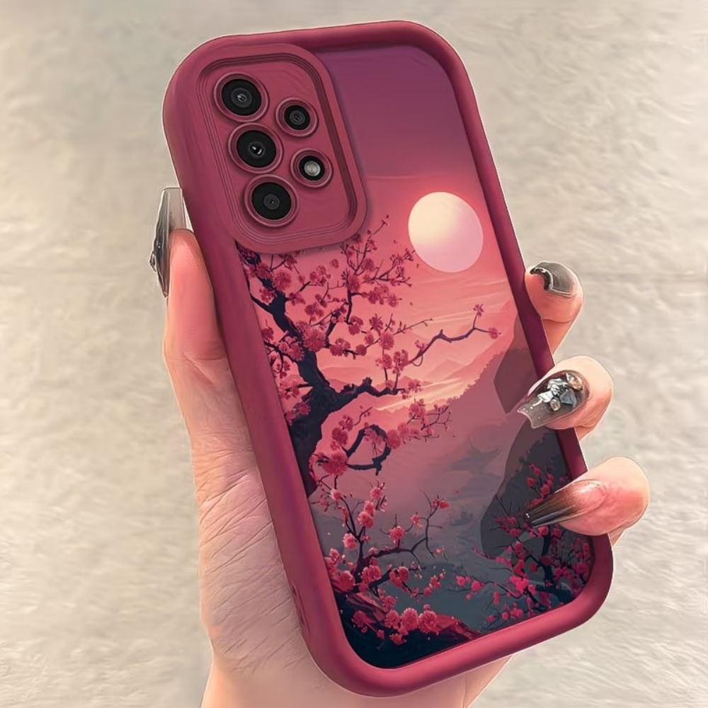 غطاء هاتف أحمر مضاد للسقوط بتص - مراجعة Phone Cases For Samsung S21 5G وسعره