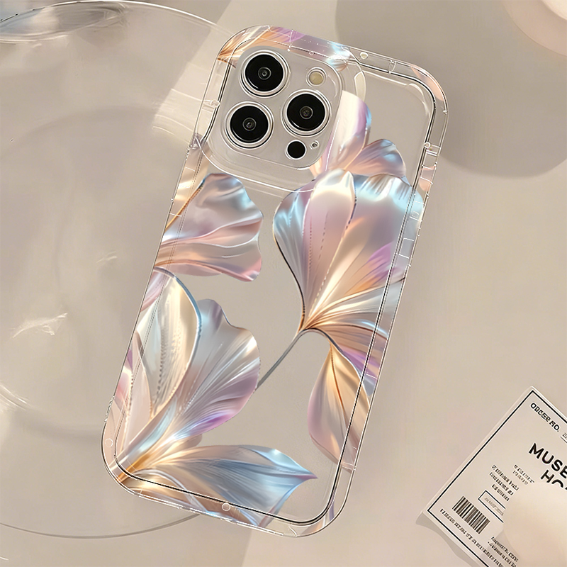 غطاء هاتف ملون بطباعة أوراق ال - مراجعة Phone Cases Transparent وسعره