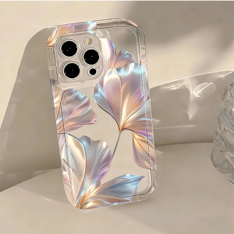غطاء هاتف ملون بطباعة أوراق ال - مراجعة Phone Cases Transparent وسعره