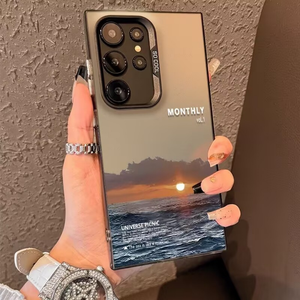 غطاء هاتف بتصميم غروب الشمس عل - مراجعة Phone Cases For Samsung S21 5G وسعره