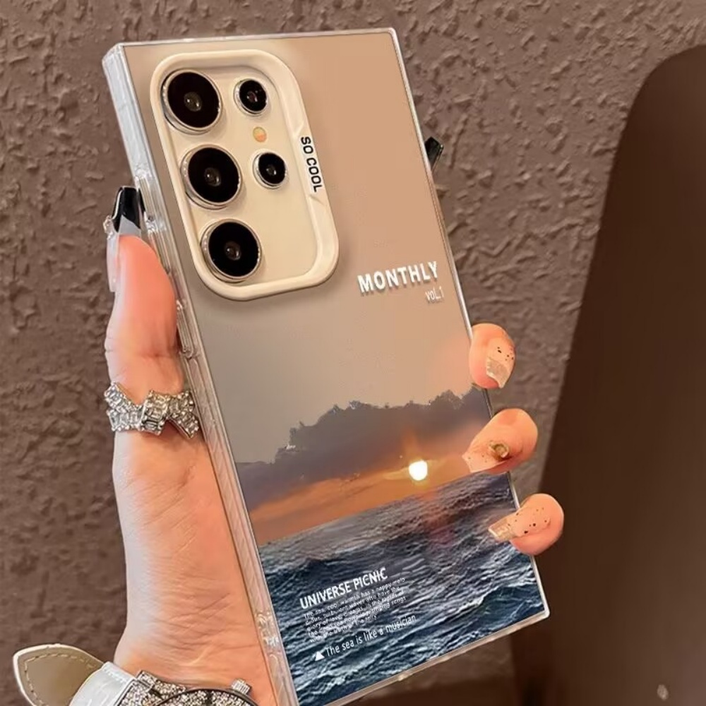 غطاء هاتف بتصميم غروب الشمس عل - مراجعة Phone Cases For Samsung S21 5G وسعره