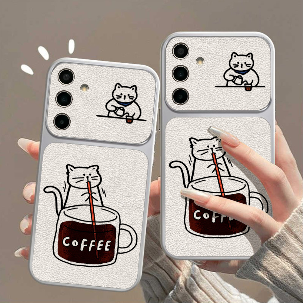جراب هاتف بتصميم قطة لطيفة وقه - مراجعة Phone Cases Galaxy S23 وسعره