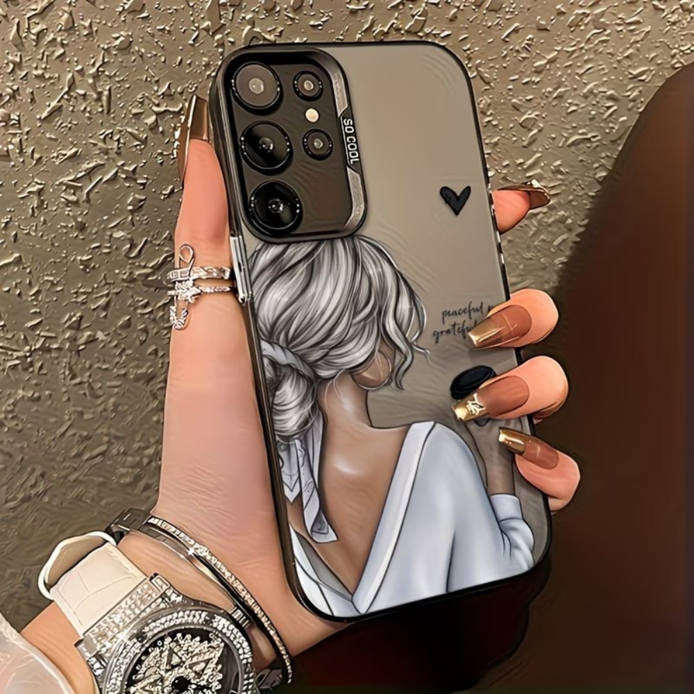 غطاء هاتف مطبوع عليه 'فتاة هاد - مراجعة Phone Cases Girls وسعره