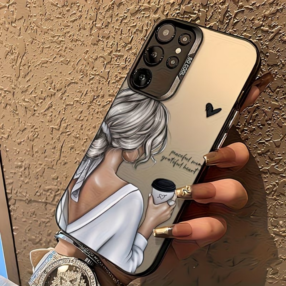غطاء هاتف مطبوع عليه 'فتاة هاد - مراجعة Phone Cases Girls وسعره