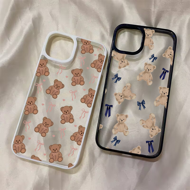 لطيف دمية دب Bowknot قضية الها - مراجعة Phone Cases For Samsung S21 5G وسعره