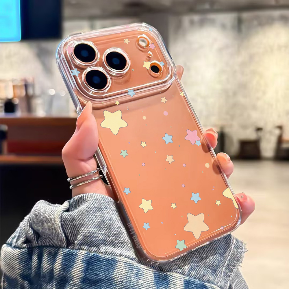 غطاء هاتف شفاف بتصميم النجوم ا - مراجعة Phone Cases Clear وسعره