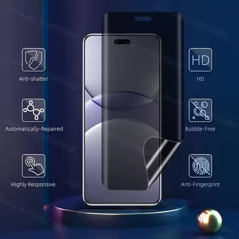 3 قطع من واقي الشاشة الهيدروجي - مراجعة Huawei Pura 70 وسعره
