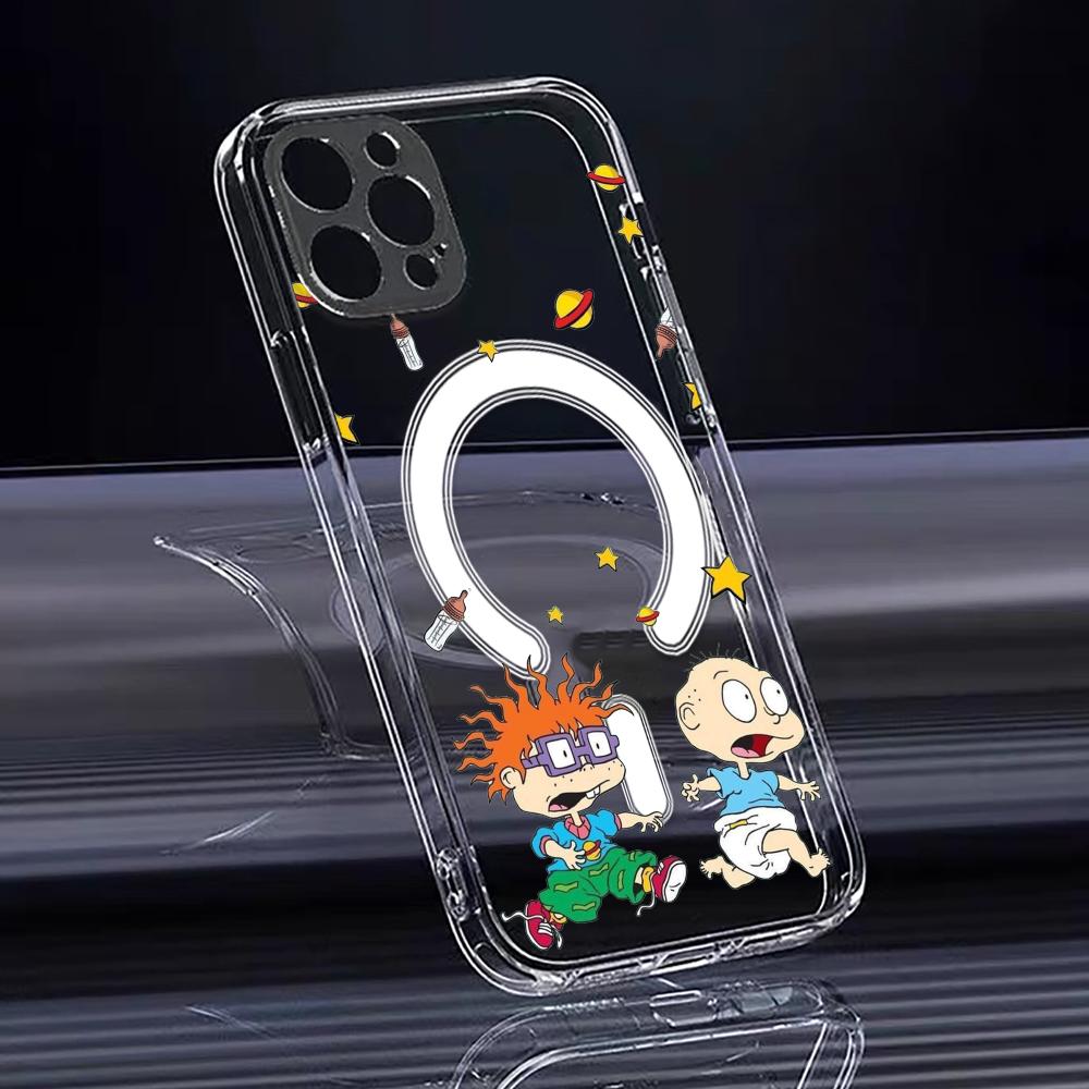 جراب هاتف أنمي R-Rugrats r-Rug - مراجعة Clear Magsafe Case وسعره