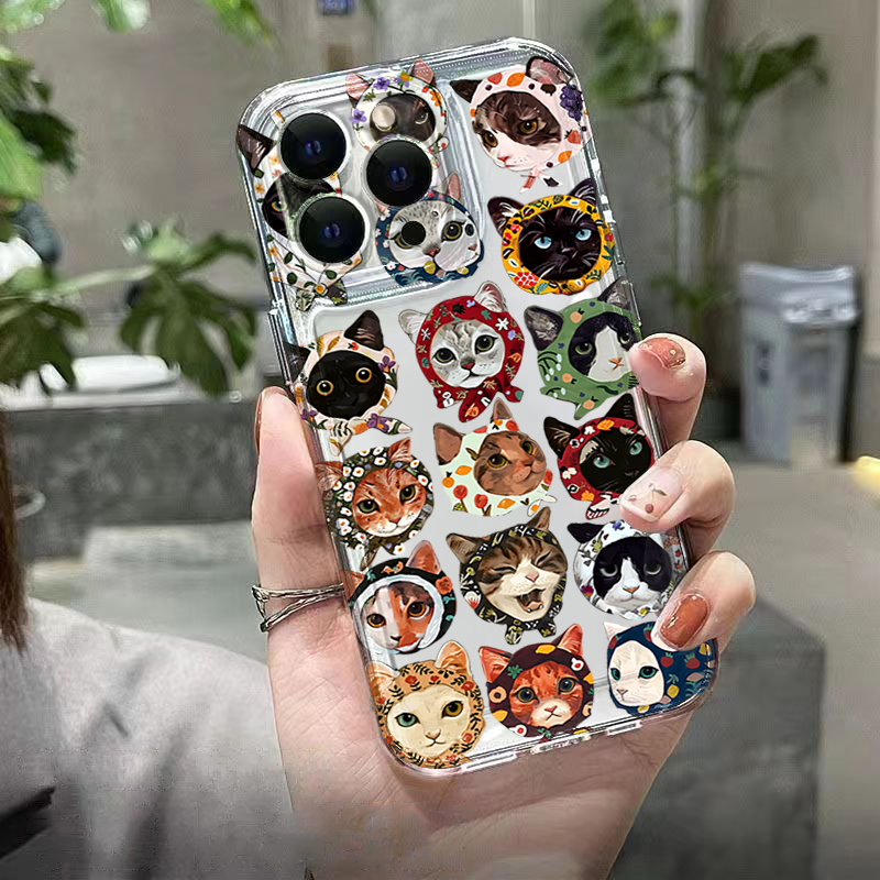غطاء هاتف شفاف بتصميم قطة لطيف - مراجعة Phone Cases Clear وسعره