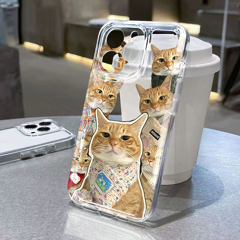 غطاء هاتف شفاف بتصميم قطة لطيف - مراجعة Phone Cases Clear وسعره