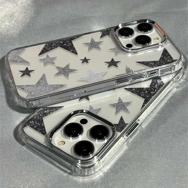 غطاء هاتف شفاف بنمط نجمة لامعة - مراجعة Phone Cases Transparent وسعره