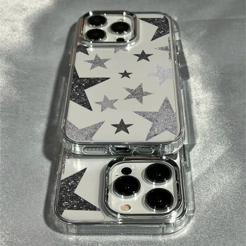 غطاء هاتف شفاف بنمط نجمة لامعة - مراجعة Phone Cases Transparent وسعره