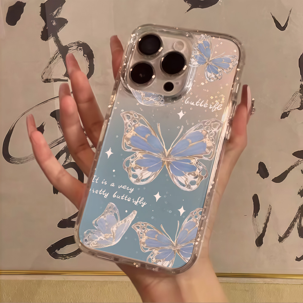 غطاء هاتف فاخر بتصميم فراشة زر - مراجعة Phone Cases For Iphone 16 وسعره