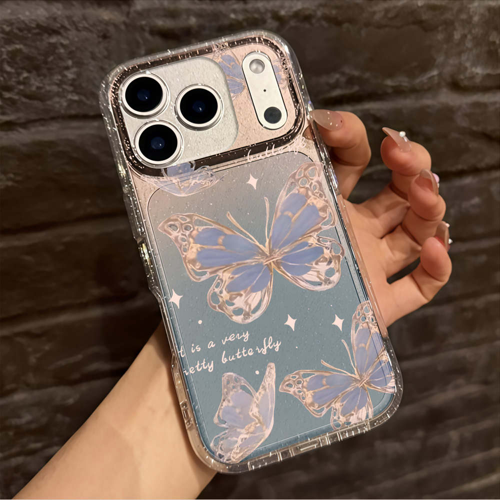 غطاء هاتف فاخر بتصميم فراشة زر - مراجعة Phone Cases For Iphone 16 وسعره