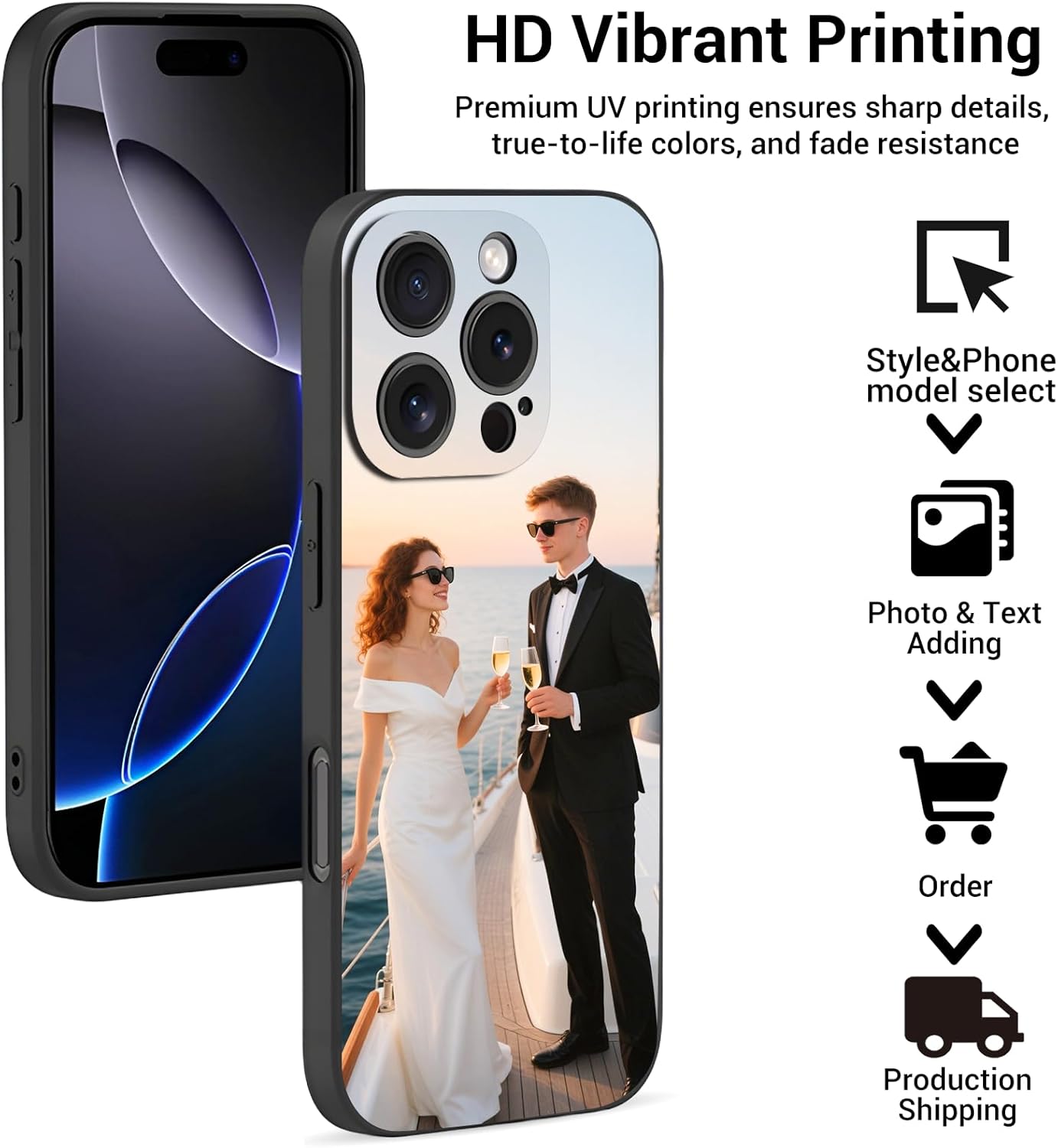 غطاء مخصص غير لامع لهواتف آيفو - مراجعة Phone Cases Personalised وسعره