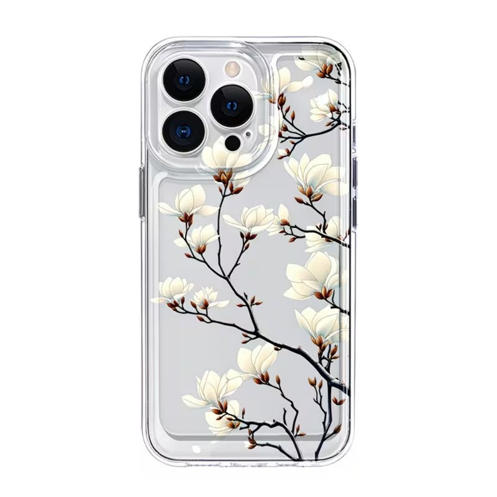 غطاء هاتف عصري بتصميم زهرة الم - مراجعة Phone Cases Transparent وسعره