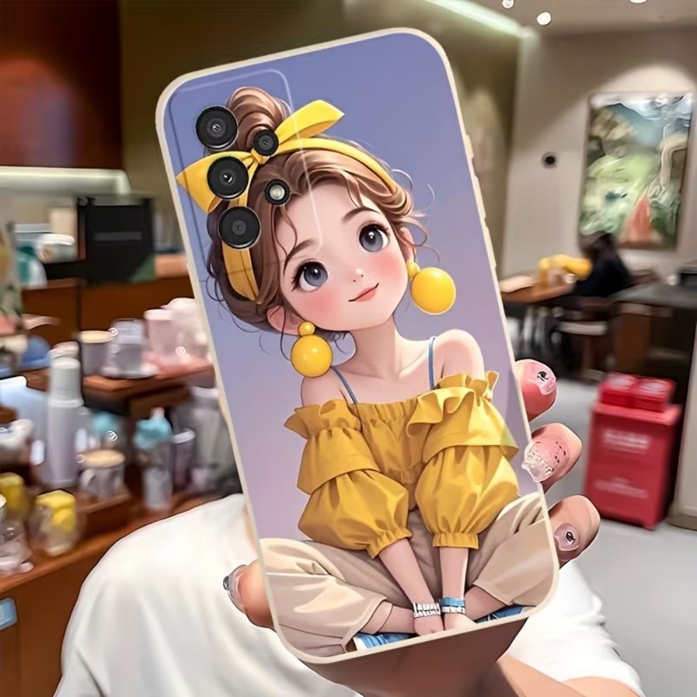 غطاء هاتف بتصميم فتاة كرتونية  - مراجعة Cute Cartoon Case وسعره