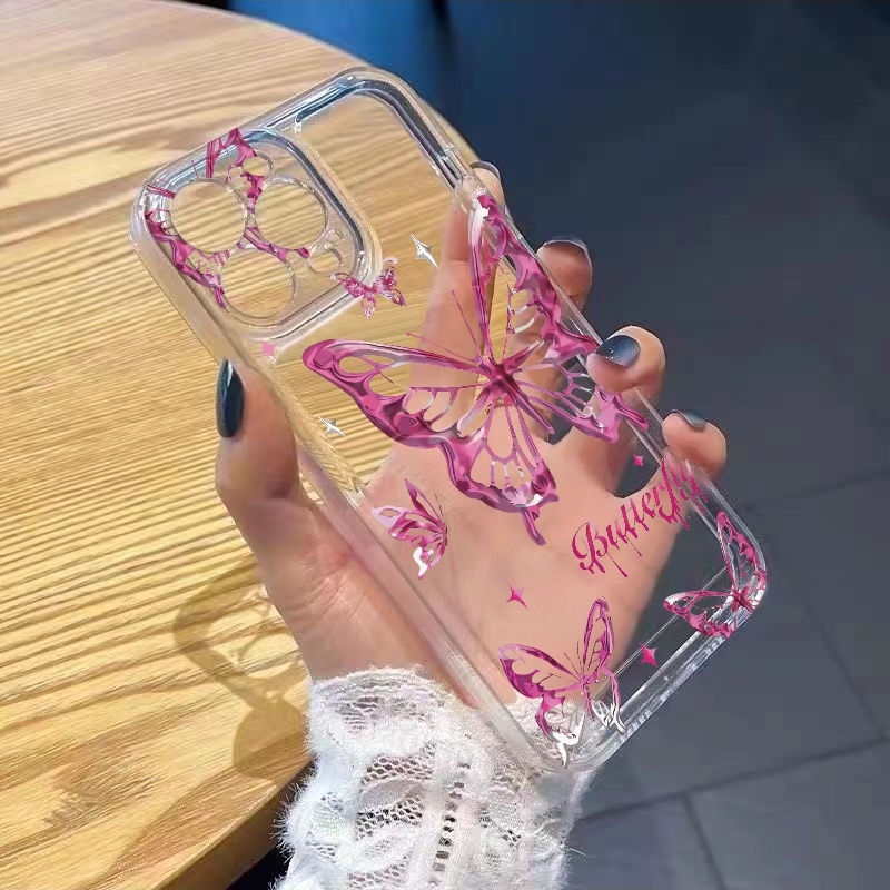جراب هاتف Y2K بتصميم فراشة لام - مراجعة Phone Cases Transparent وسعره