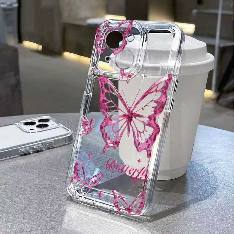 جراب هاتف Y2K بتصميم فراشة لام - مراجعة Phone Cases Transparent وسعره