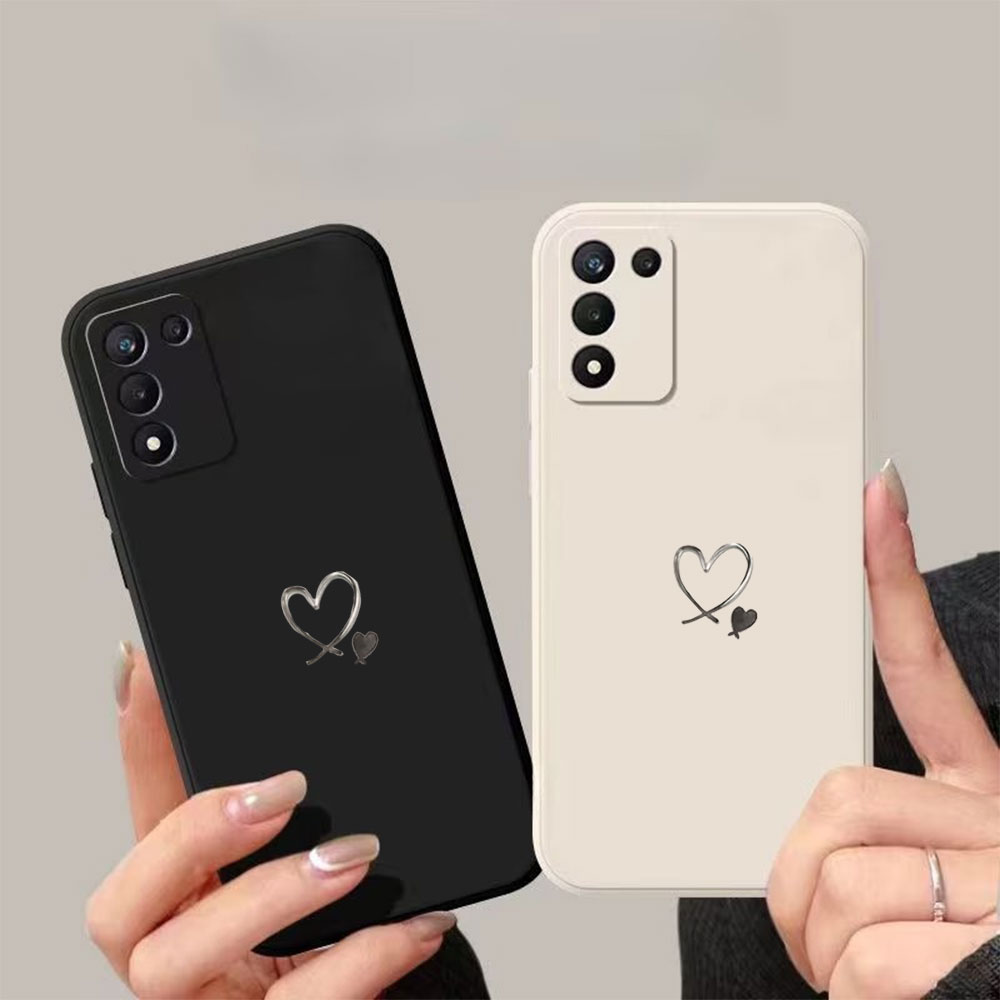 غطاء هاتف سيليكون بطبعة قلب ال - مراجعة Phone Cases For Samsung S21 5G وسعره