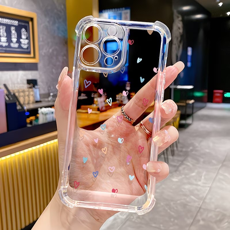 غطاء هاتف شفاف بزوايا ملونة عل - مراجعة Phone Cases Transparent وسعره
