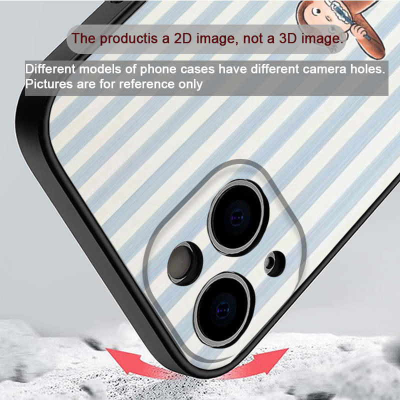 غطاء هاتف كرتوني مخطط على شكل  - مراجعة Phone Cases Iphone 13 وسعره